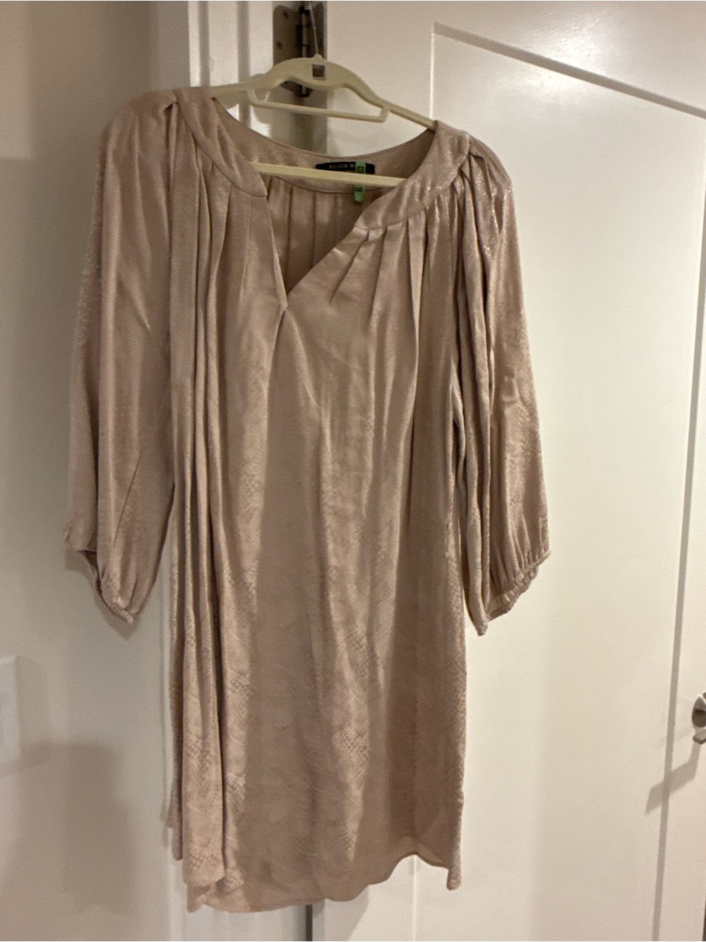 Silky Blush Tunic Dress - Black Halo